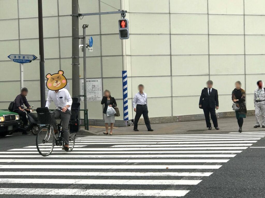 自転車の違反による反則金額の決定 信号無視