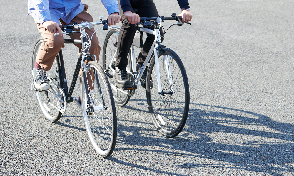 自転車の違反による反則金額の決定 並進