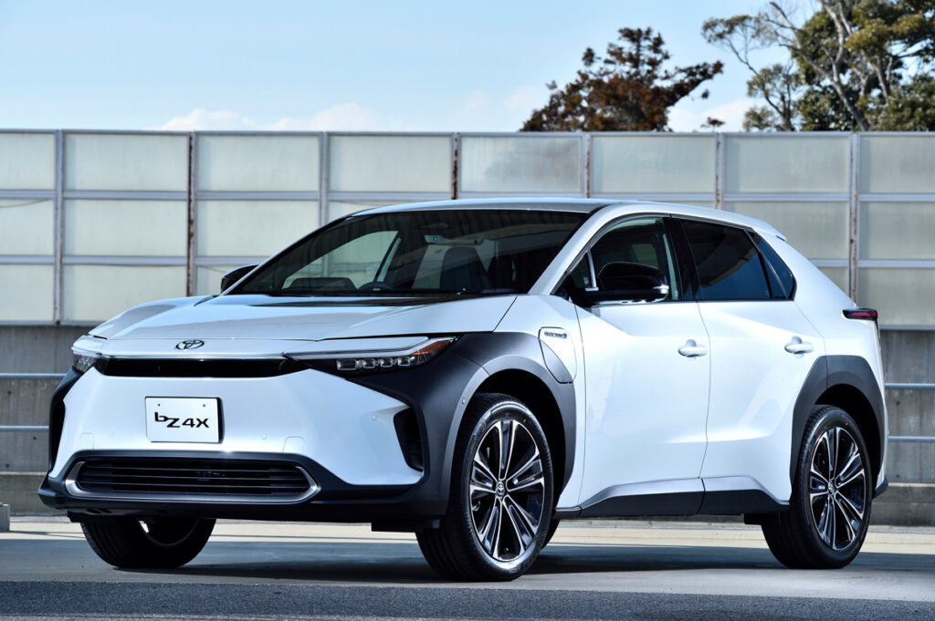 国産車EV車のラインアップ bz4x